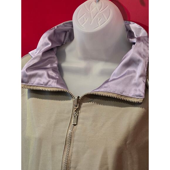 Mycra Pac Now Jacket Women's Small Reversible Hood Raincoat Jacket Purple Green - Picture 4 of 10